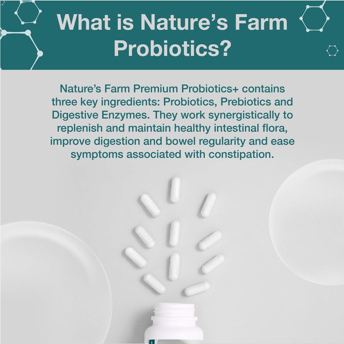 Nature's Farm® Probiotics+, 90s