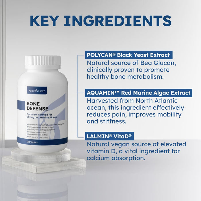Nature's Farm Bone Defense 120s