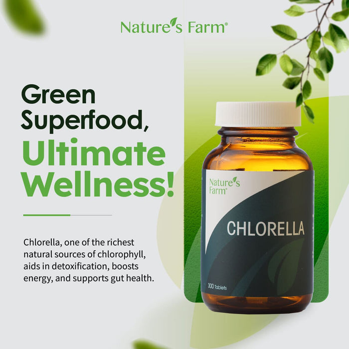 Nature's Farm Chlorella 291mg, 300s