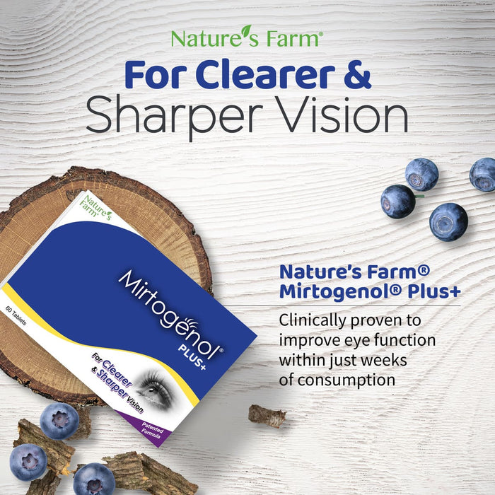 Nature's Farm® Mirtogenol Plus+ 60s