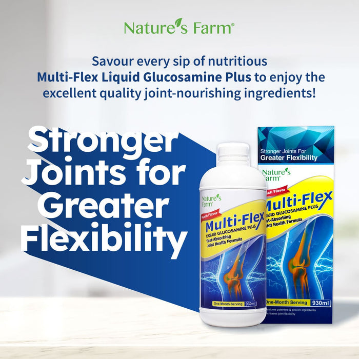Nature's Farm® Multi Flex Liquid Glucosamine Plus, 930ml