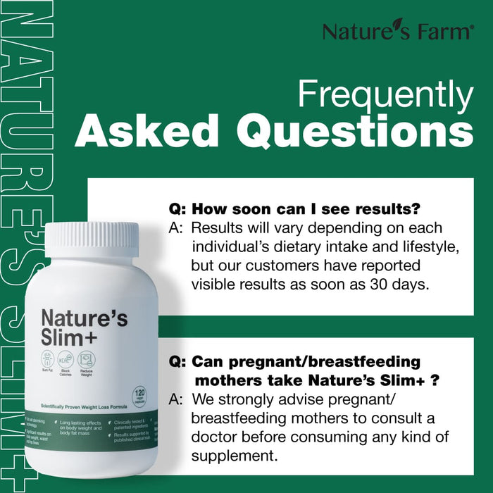 Nature's Farm® Nature's Slim+ 120s