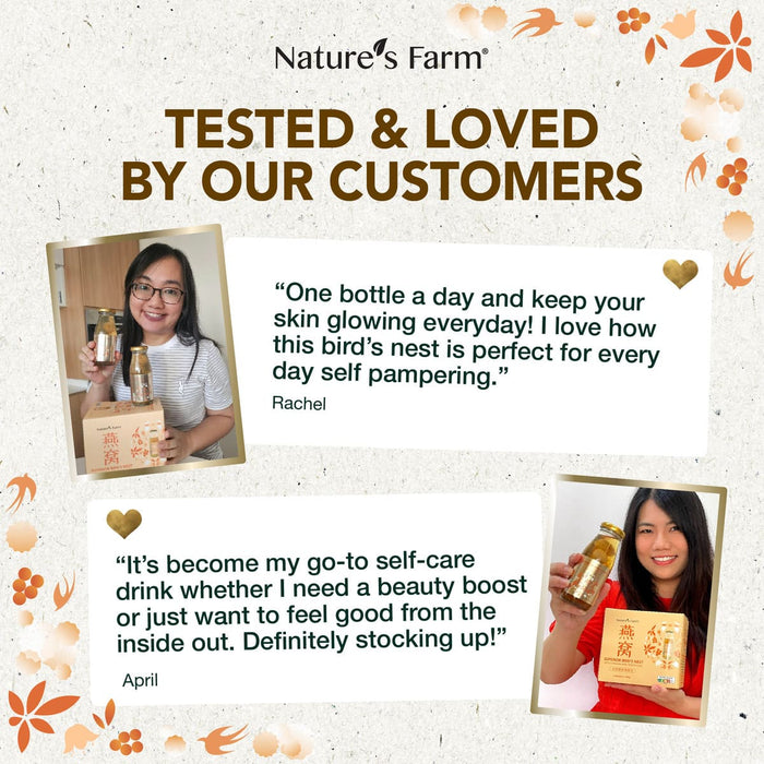 Nature's Farm® Superior Bird’s Nest Longan & Peach Gum 180ml 6s