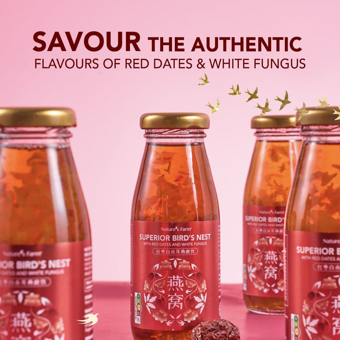 Nature's Farm® Superior Bird's Nest with Red Dates & White Fungus 180ml 6s