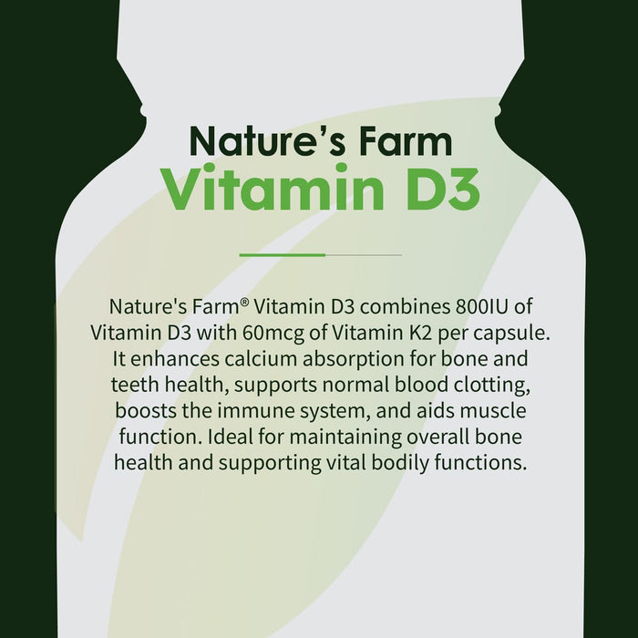 Nature's Farm® Vitamin D3 60s