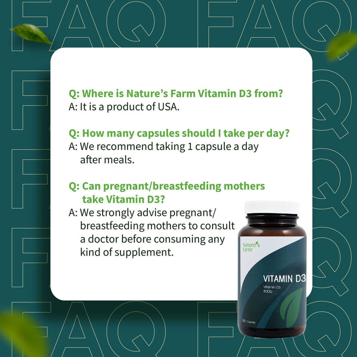 Nature's Farm® Vitamin D3 60s