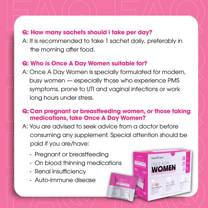 Nature's Farm® Women Once A Day 30s
