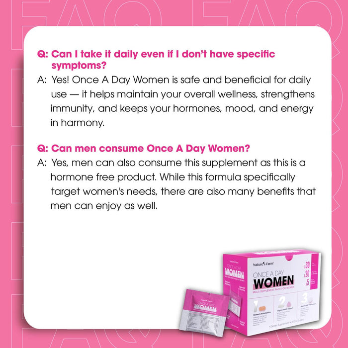 Nature's Farm® Women Once A Day 30s
