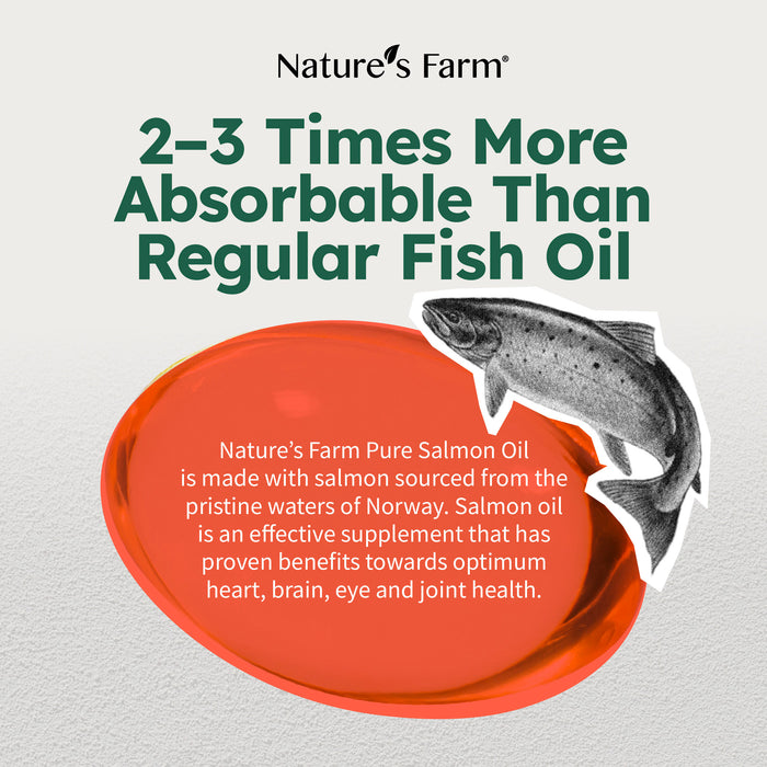 Nature's Farm Pure Salmon Oil 120s