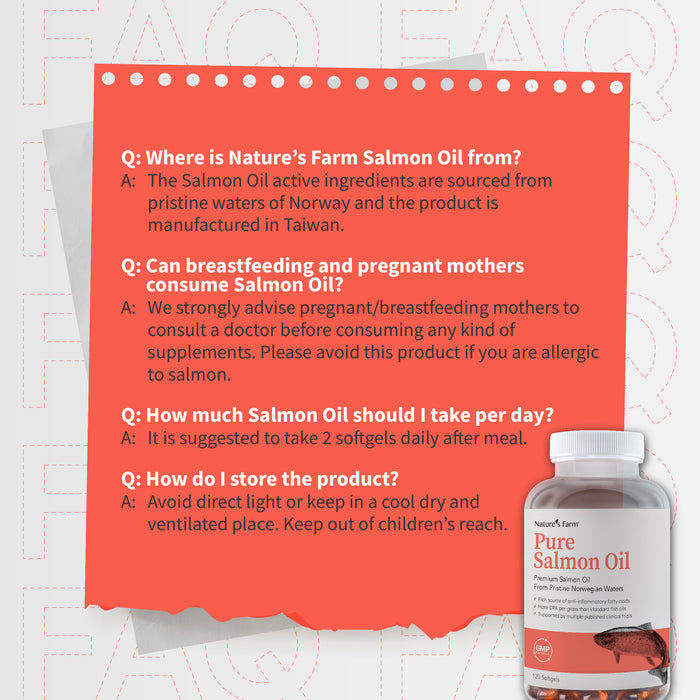 Nature's Farm Pure Salmon Oil 120s