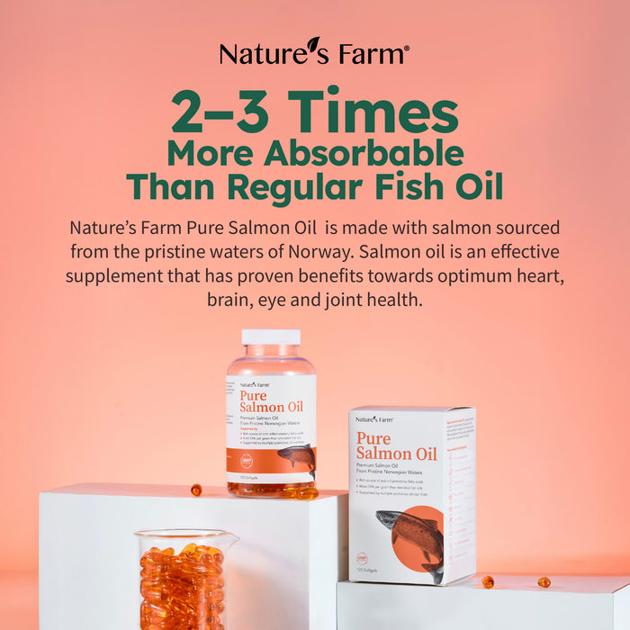 Nature's Farm Pure Salmon Oil 120s