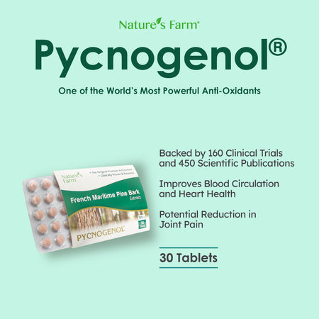 Nature's Farm® Pycnogenol® 100mg 30s