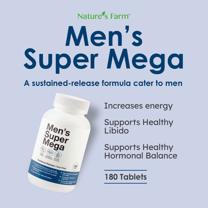 Nature's Farm® Men's Super Mega 180s