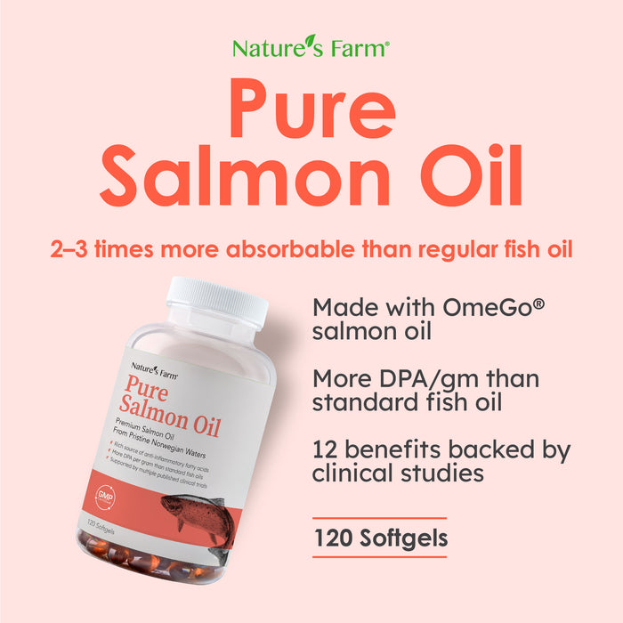 Nature's Farm Pure Salmon Oil 120s