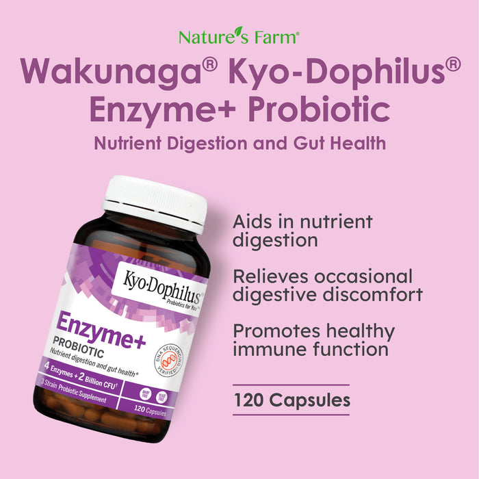 Wakunaga® Kyo-Dophilus® Enzyme+ Probiotic, 120s