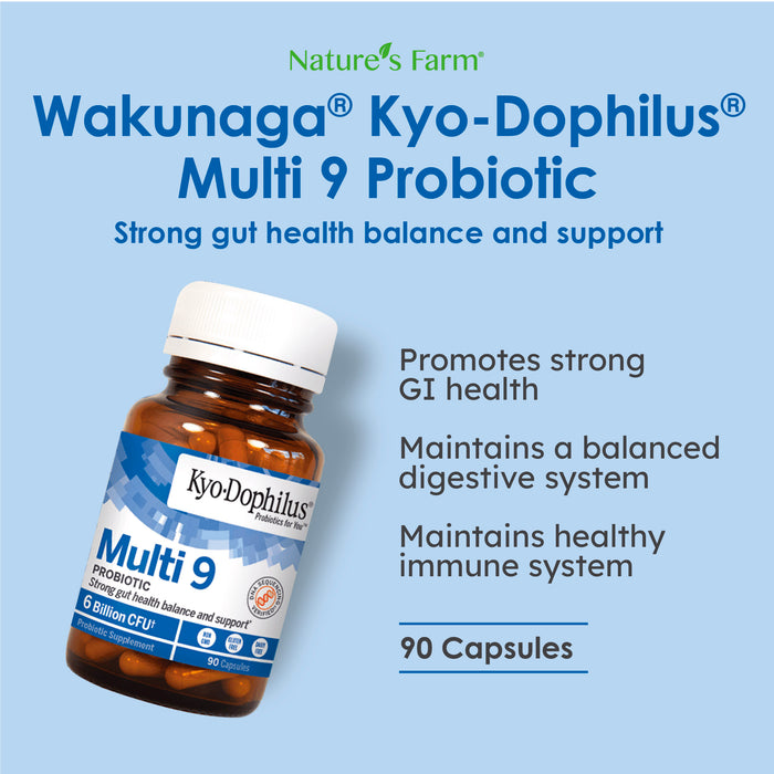 Wakunaga® Kyo-Dophilus® Multi 9 Probiotic, 90s