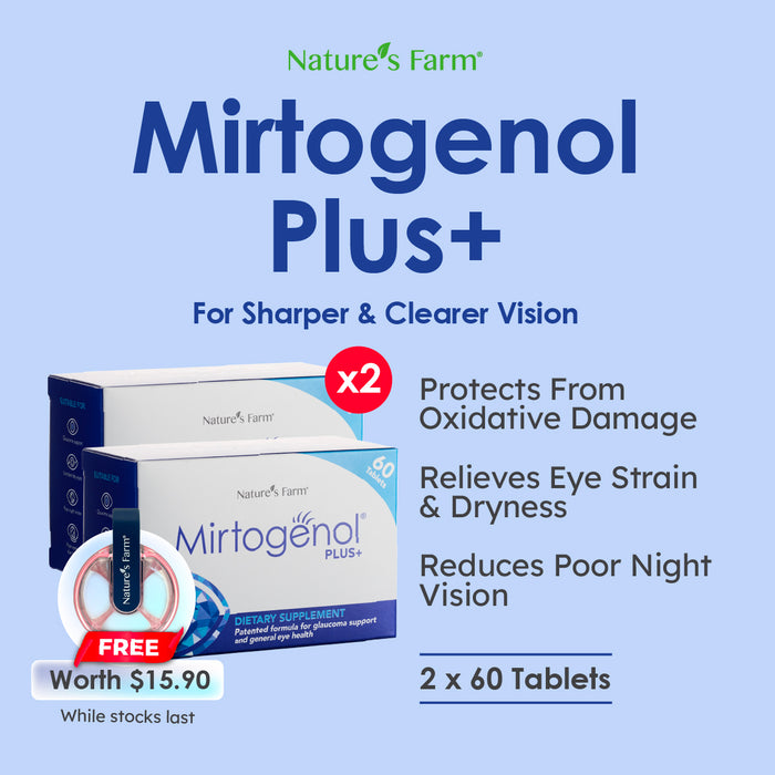 Nature's Farm® Mirtogenol Plus+ 60s