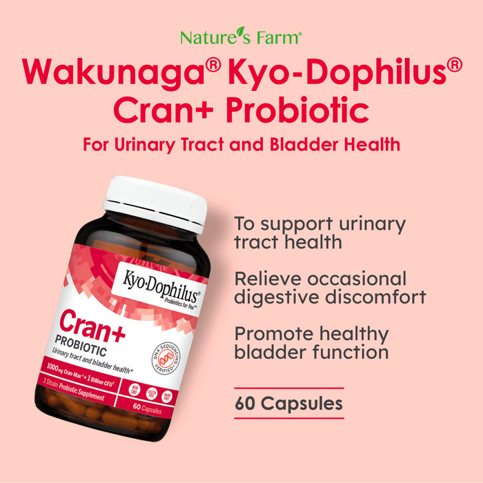 Wakunaga® Kyo-Dophilus® Cran+ Probiotic, 60s