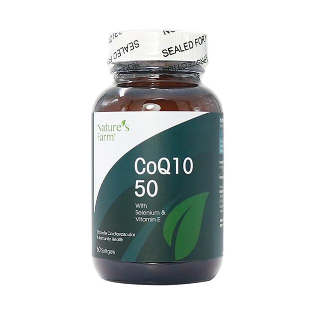 Nature's Farm® CoQ10 50mg + Selenium & Vitamin E, 60s