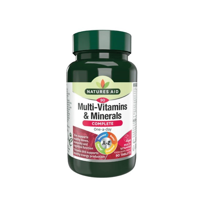 Natures Aid Complete Multi-Vitamins & Minerals 90s
